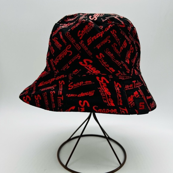 Snap On Tools Black and Red Logo Bucket Hat New Without Tags - Picture 1 of 8